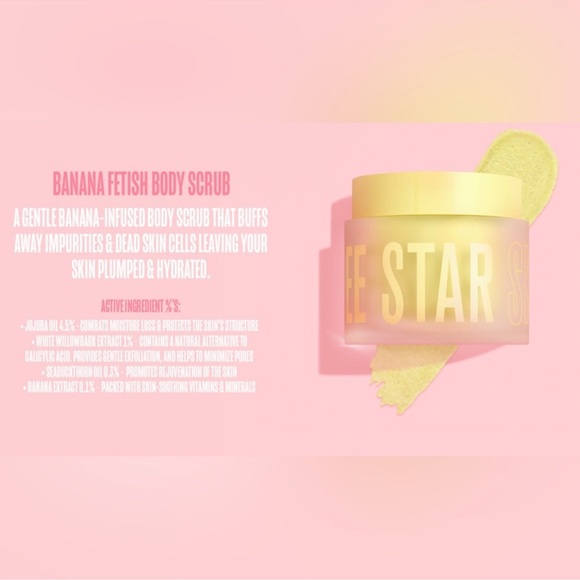 Jeffree Star 💫 Banana Fetish Body Scrub, never opened, NIB. - Picture 4 of 6
